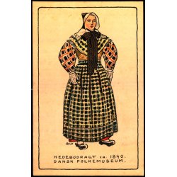 BW - Hedebodragt ca. 1840 - Dansk Folkemuseum - Alfred Jocobsen 40 - Ubrugt