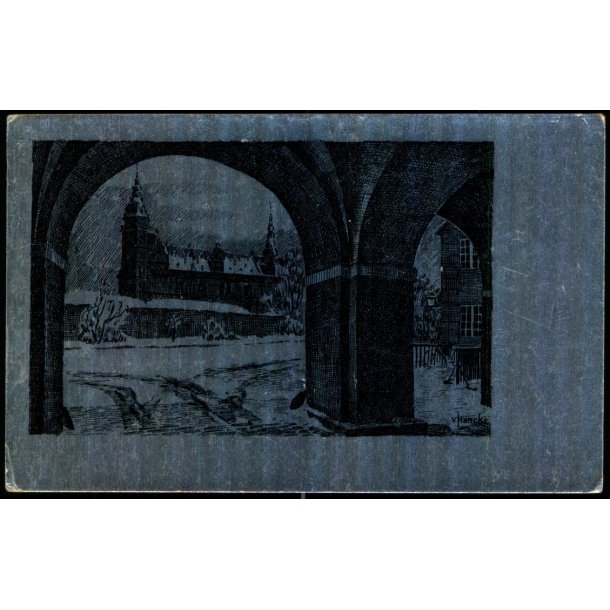 V. Hancke - Kronborg set fra Kronvrksporten  - Helsingr - Stender u/n  - Ubrugt