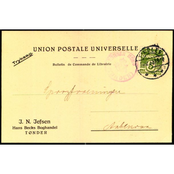 TNDER NORD (TNDER) p Postkort