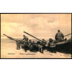 Skagen - Redningsb�den - Schjeldes 25802 - Ubrugt - Kn�k i Hj�rne !