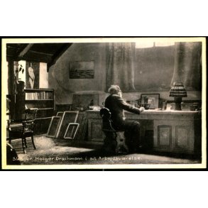 Skagen - Holger Drachmann i sit Arbejdsv�relse - Nielsens 28265 - Ubrugt