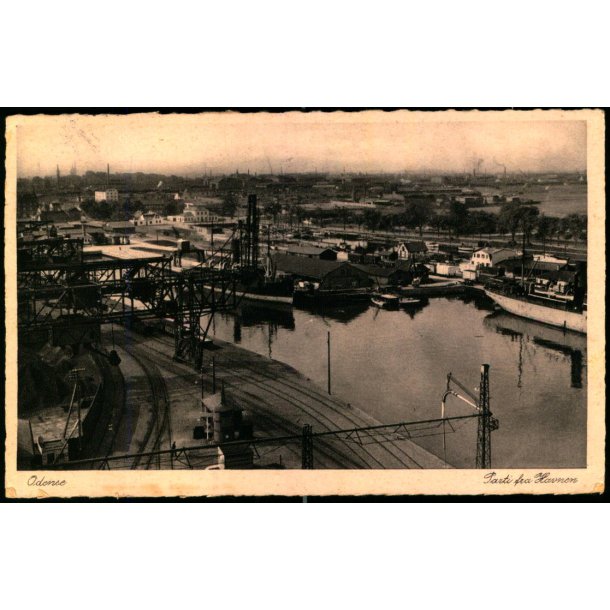 Odense - Parti fra  Havnen - Eneret 5104 - Brugt