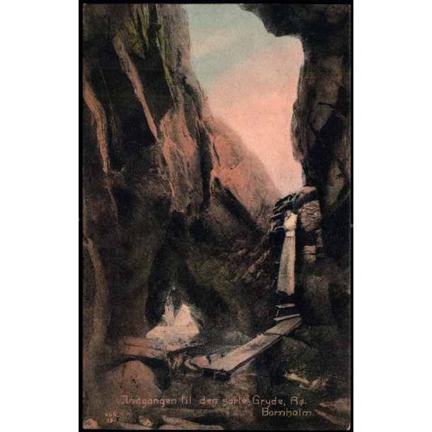 Indgangen til den sorte Gryde - R - Bornholm - Frits Srensens Bogh. 160 - Brugt