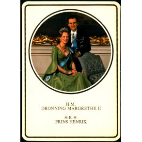 Dronning Margrethe II og Prins Henrik. - Rimor Mydtskov 101 - Ubrugt