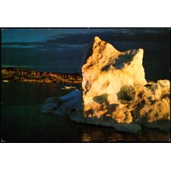 Solnedgang over Jacobshavn - Rolf Mller u/n  - Ubrugt