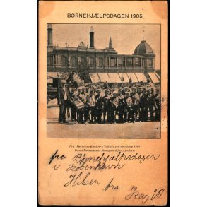 Brnehjlpsdagen 1905 - Fra Brnenes Kontors Teltlejr ved Jonstrup 1904 - u/n - Brugt 