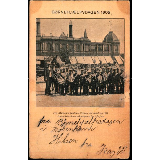 Brnehjlpsdagen 1905 - Fra Brnenes Kontors Teltlejr ved Jonstrup 1904 - u/n - Brugt 