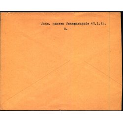 Perfin - Kbenhavns Kommune p Brev - Kbenhavns Grundejerforening - Stemplet