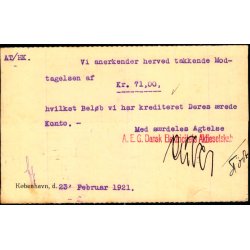 Dansk Elektricitets Aktieselskab - Kbh. - u/n - Brugt