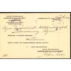 Siemens - Schuckert - Kbh. - u/n - Brugt