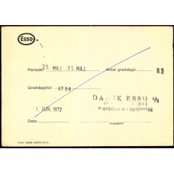 Dansk Esso - Kbh.K.  - 212 - Brugt.