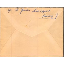 SKODSBORG J. RUTEBIL ST.  Posthornsstempel p Brev