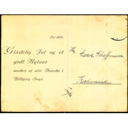 Gl�delig Jul og et Godt Nytaar - Uldbjerg Sogn - Tryksagskort u/n - Brugt