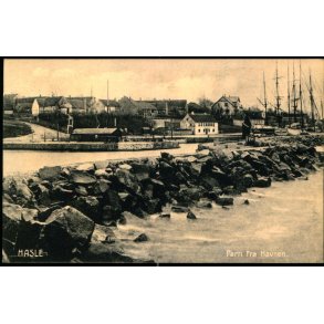 Hasle - Parti fra Havnen - Colbergs Bogh. Eneret