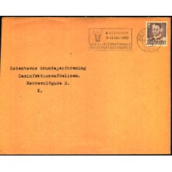 Perfin - Kbenhavns Kommune p Brev - Kbenhavns Grundejerforening - Stemplet