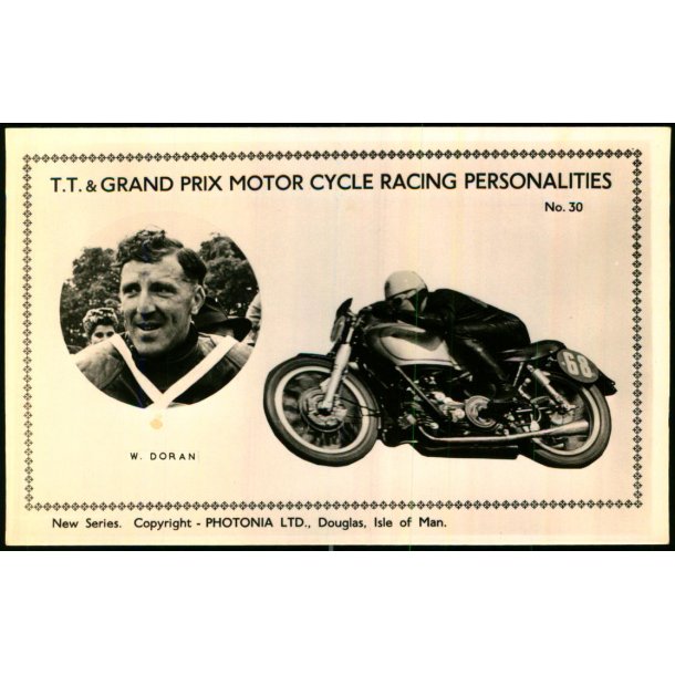T.T. &amp; Grand Prix Motor Cycle Racing - W. Doran - Photonia 30 - Ubrugt