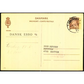 Dansk Esso - Kbh.K.  - 212 - Brugt.