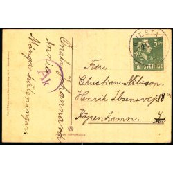 Jenny Nystrm - God Jul - Visitkortformat - A.Eliasson u/n - Brugt