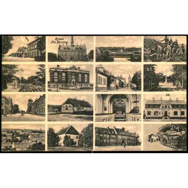 Hilsen fra Herning - Johs. Broersen u/n - Ubrugt