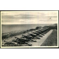 Kronborg - Kanonerne paa  5. S�batteri - Kai Brammers Bogh. 70403 - Ubrugt