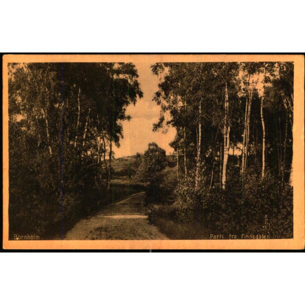 Bornholm - Parti fra Finnedalen - Stender B. 6 - Ubrugt