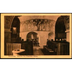 Bornholm - Interir fra sterlars Kirke - Colbergs Bogh. u/n - Ubrugt