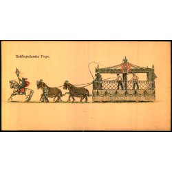 Rebslagerlavets Vogn - Visitkort 14 x7 u/n - Ubrugt