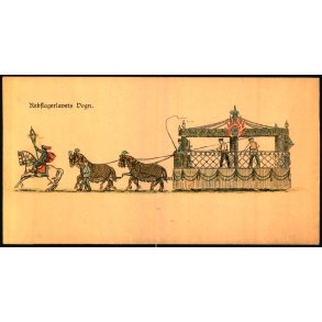 Rebslagerlavets Vogn - Visitkort 14 x7 u/n - Ubrugt