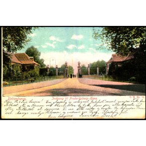 Kbenhavn - Indgang til Frederiksberg Have - Cr. 73 - Brugt