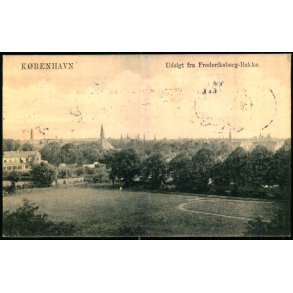 Kbenhavn - Udsigt fra Frederiksberg Bakke - C.R. 68 - Brugt