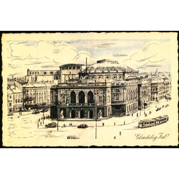 K�benhavn - Det kongelige Teater -  Gl�delig Jul - u/n - Brugt