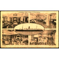 Cunar Line - R.M.S. Tyrrhenia - u/n - Ubrugt