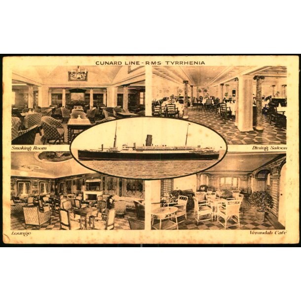 Cunar Line - R.M.S. Tyrrhenia - u/n - Ubrugt