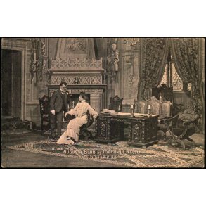 Augusta Blad og Martinus Nielsen i Borgfruen - Alex Vincent 1532 - Ubrugt