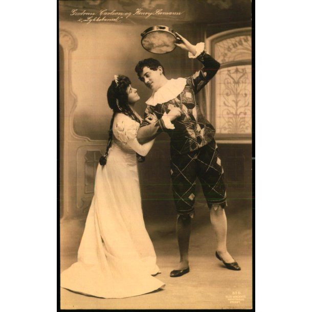 Gudrun Carlson og Henry Leemann i Lykkebarnet - Alex Vincent 828 - Ubrugt