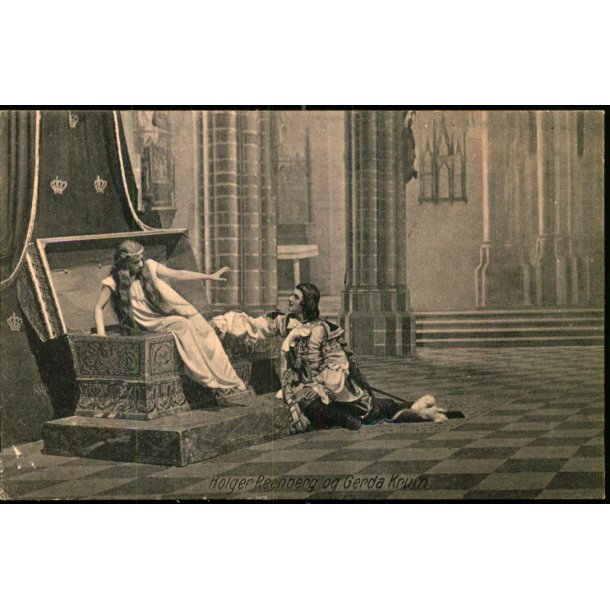 Holger Reenberg og Gerda Krum - Chr. Flor u/n - Ubrugt