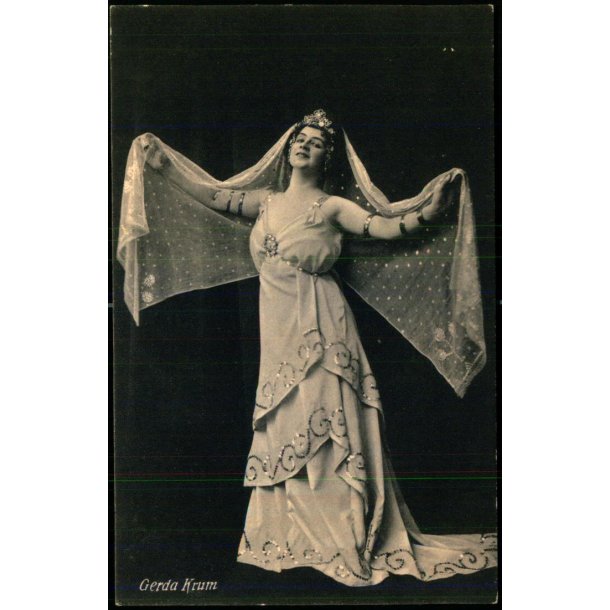 Gerda Krum - Sk.B.&amp; Kf. 1784 - Ubrugt