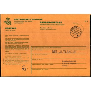 Samlekuvert - M/S Jutlandia 19 - 10 - 77 - Gteborg - Sverige