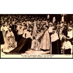 Coronation - Dronning Elizabeth  II - Westminster Abbey - Ubrugt
