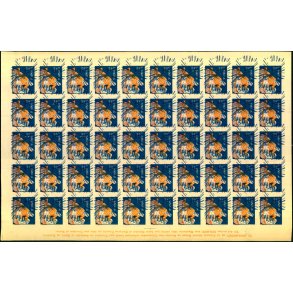 Danmark julemrkeark 1939 - Frejovertryk - UTAKKET