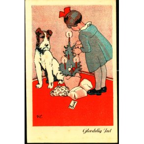 Valdemar Larsen - Gldelig Jul - Serie 431 - Brugt