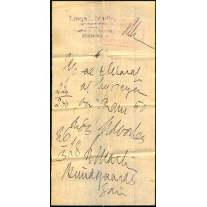 Recept - L. Martin - Middelfarts Apothek - 26 - 3 - 1928