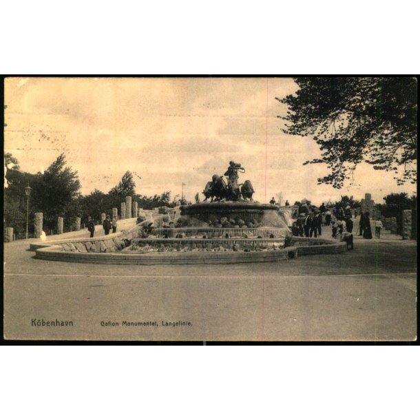 Kbenhavn - Gefion Monumentet - Langelinie - Knachstedt u/n - Brugt