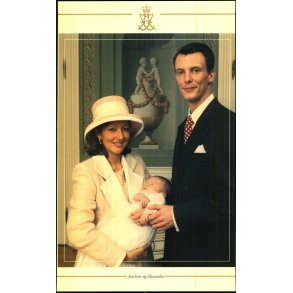 Prins Joachim og prinsesse Alexandra - Billede  30x18 cm.