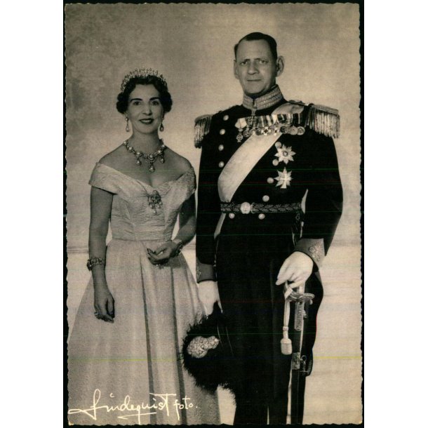 Kong Frederik og Dronning Ingrid - Stender 7013 K - Ubrugt