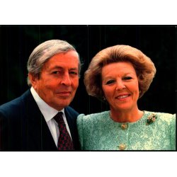 Dronning Beatrix - Prins Claus - Holland -  Hallmark 185 - Ubrugt