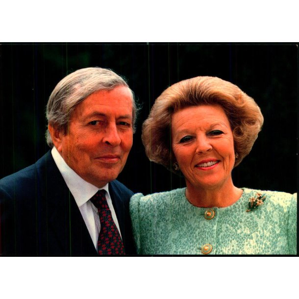 Dronning Beatrix - Prins Claus - Holland -  Hallmark 185 - Ubrugt