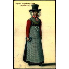 Pige fra Ringkbing Egnen - Sndagsdragt - u/n - Brugt