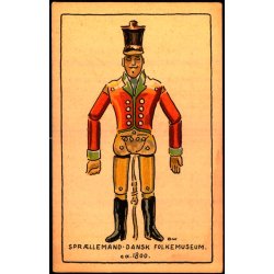 BW - Sprllemand ca. 1800 - Dansk Folkemuseum - Alfred Jocobsen 56 - Ubrugt