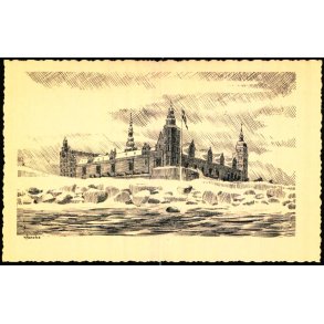 V. Hancke - Kronborg - Helsingr - Stender u/n  - Ubrugt